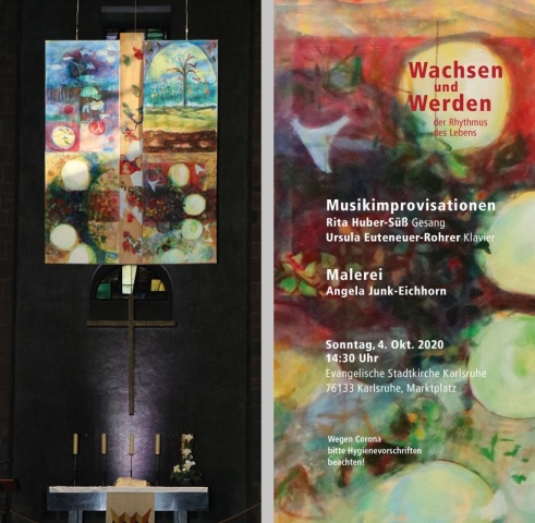 Wachsen und Werden, Stadtkirche Karlsruhe, 2020